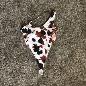 Cow print bodysuit from Southern Alternative